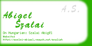 abigel szalai business card